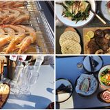 Speisen an Bord der "Zeus"