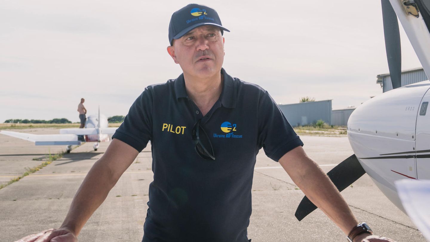 Privatpilot Stefan Sahling ist einer der Gründer der "Ukraine Air Rescue"