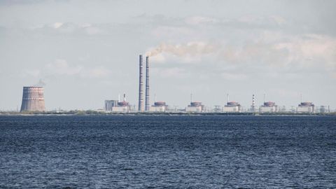 Das Atomkraftwerk Saporischschja in der Ukraine