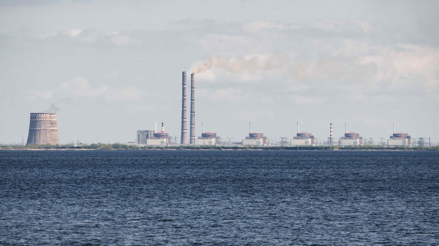 Das Atomkraftwerk Saporischschja in der Ukraine