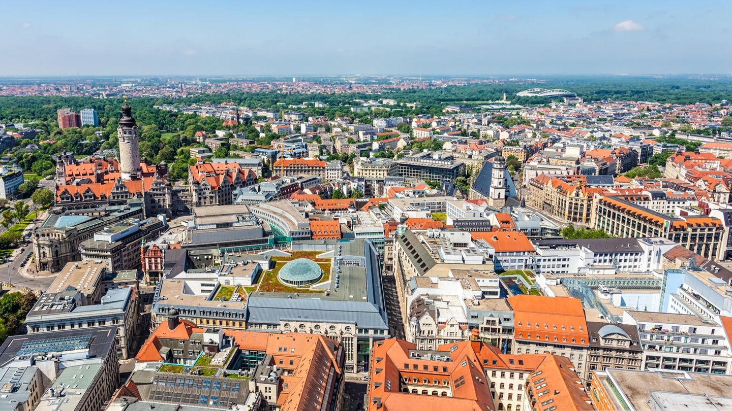 Leipzig von oben Leipzig von oben
