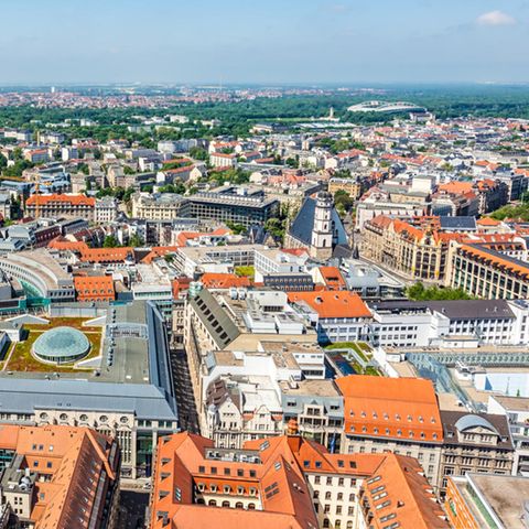 Leipzig von oben