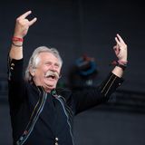 Henning Krautmacher, Sänger der Band ·Höhner·, steht beim Wacken Open Air Festival