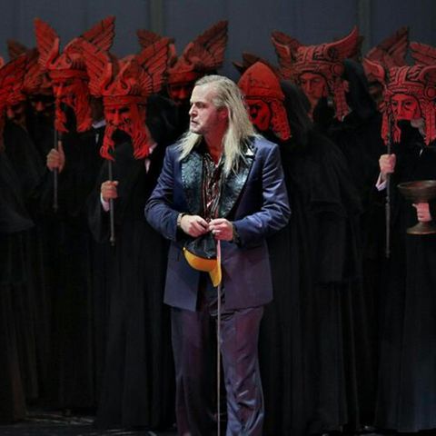 Szenenfoto aus dem Stück "Götterdämmerung"
