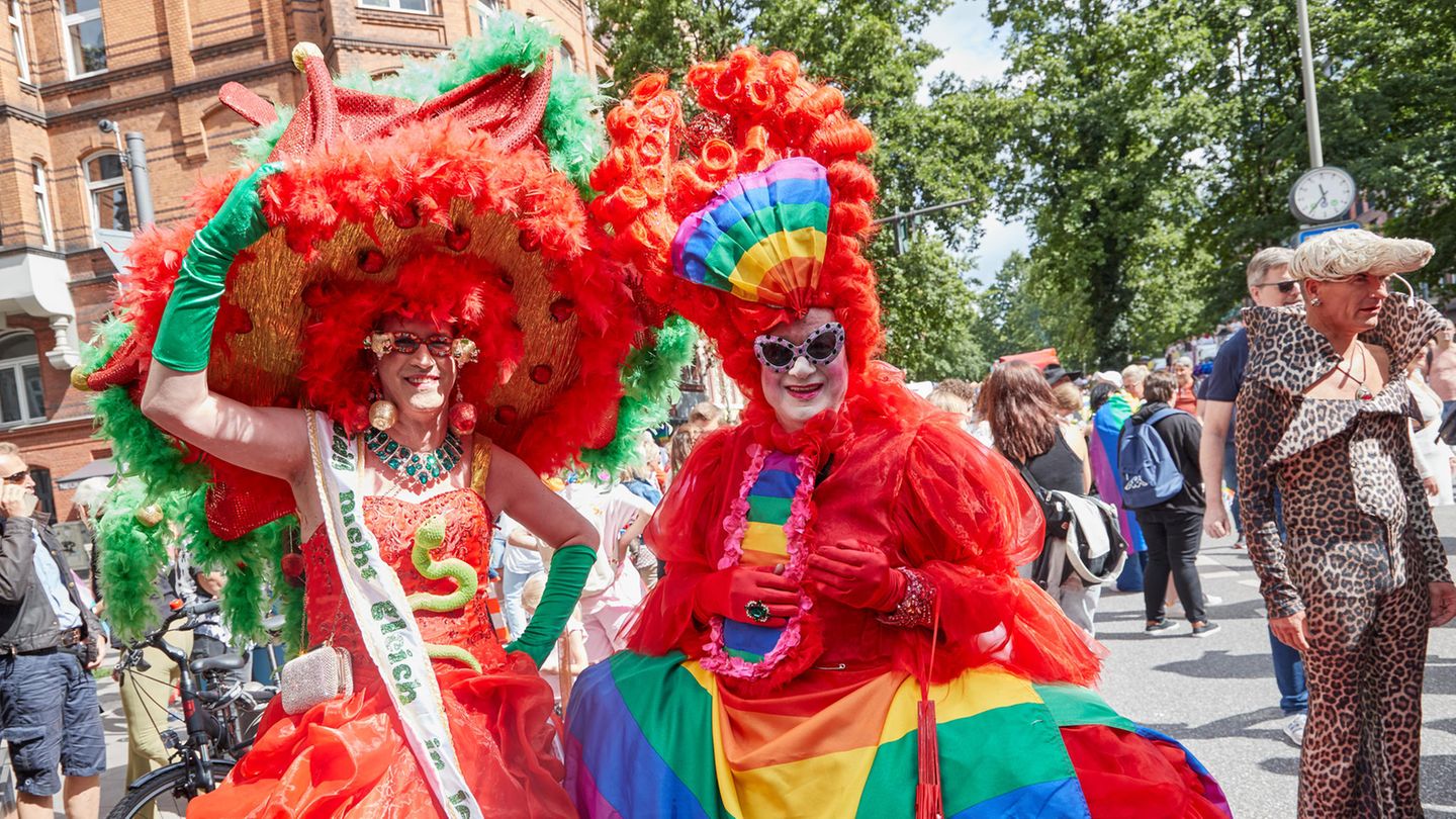 Mitten drin im Getummel: Kiki (l) und Priscilla Asbest