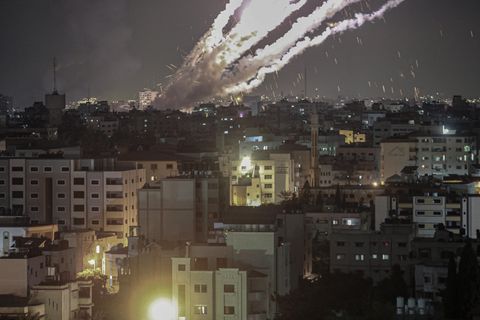 Raketen über Gazastreifen
