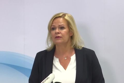 Video: Faeser - Nehmen Bedrohungslage im Cyberraum sehr ernst