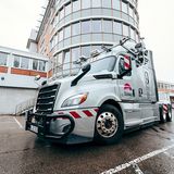 Autonom fahrender Freightliner Cascadia