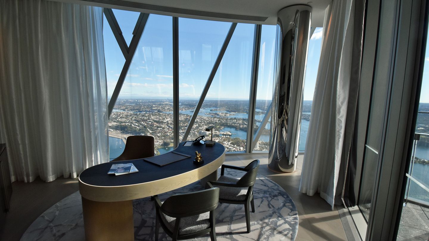 Ausblick 88. Stockwerk The Crown Sydney