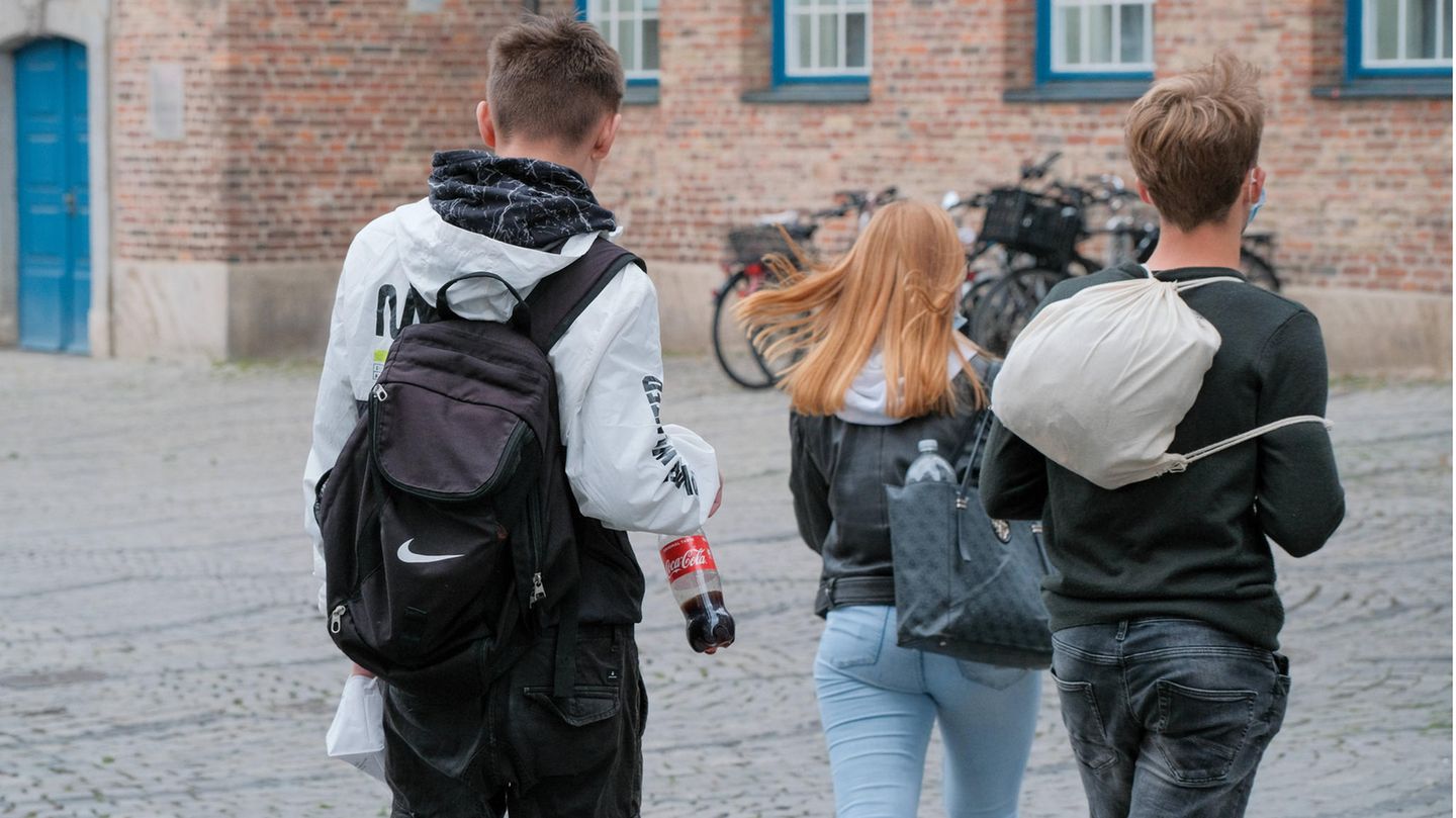 Jugendwort des Jahres 2022: Schüler auf dem Pausenhof