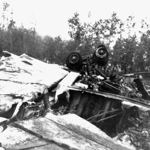Trümmer der Iljuschin IL-62 m