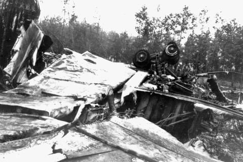 Trümmer der Iljuschin IL-62 m