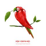 Gemüsevögel Paprigei