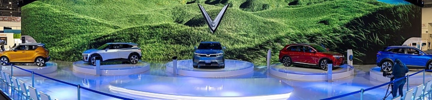 VinFast hat seine Modelle auf der CES vorgestellt