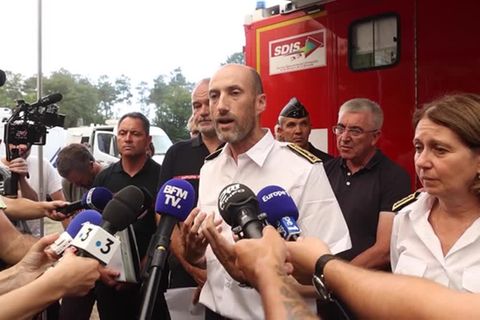 Video: Kampf der Feuerwehrleute in Frankreich: "Die Flammen haben uns überrascht"