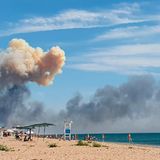 Explosionen auf russischem Luftwaffenstützpunkt Saki auf der Krim