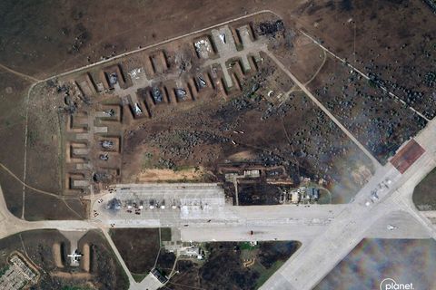 Explosionen auf russischem Luftwaffenstützpunkt Saki auf der Krim