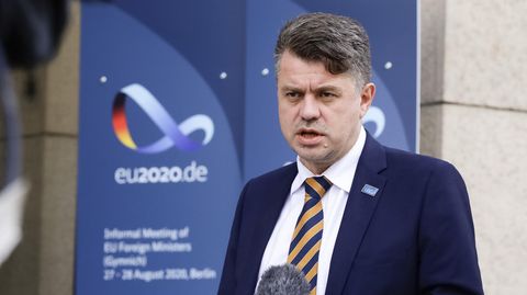 Estlands Außenminister Urmas Reinsalu