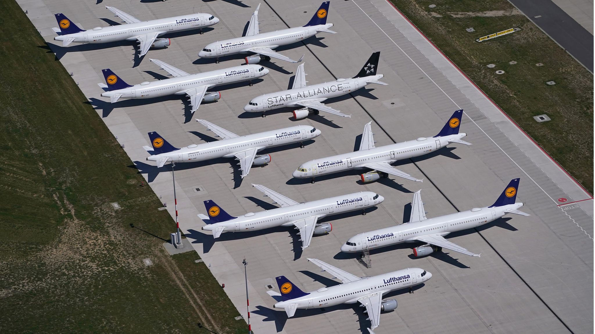Lufthansa-Flugzeuge