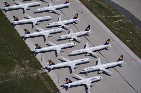 Lufthansa-Flugzeuge