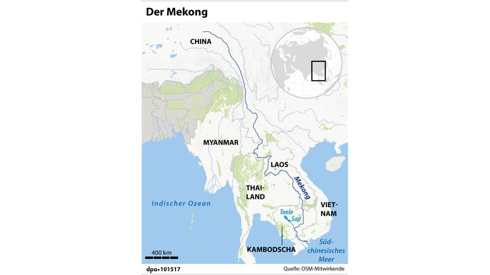 Mekong map