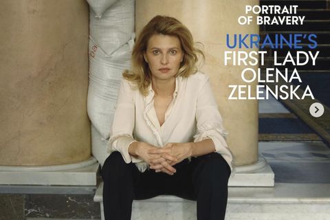Olena Selenska, die First Lady der Ukraine, auf dem Cover der Vogue