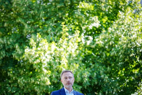 Finanzminister Christian Lindner bei der Vorstellung seiner Steuerpläne