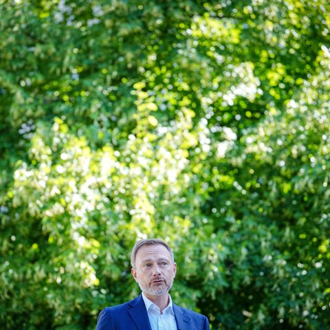 Finanzminister Christian Lindner bei der Vorstellung seiner Steuerpläne