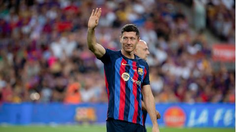Robert Lewandowski im Trikot des FC Barcelona