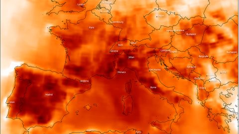 Visualisierung: Hitze-Anomalie in Europa sorgt für Dürre