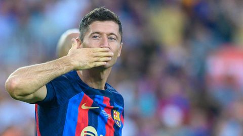 Robert Lewandowski darf für den FC Barcelona nun in Ligaspielen auflaufen