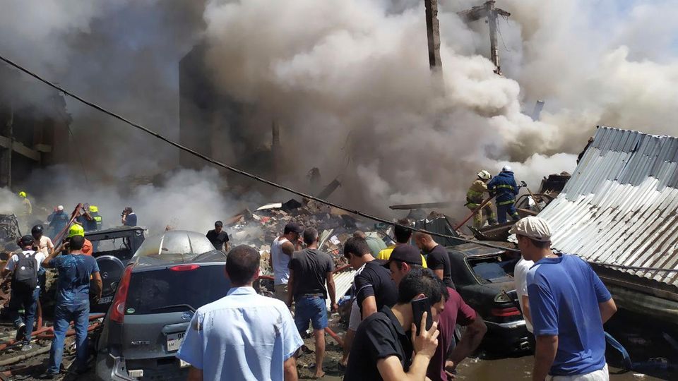 Schwere Explosion in Eriwan (Armenien)