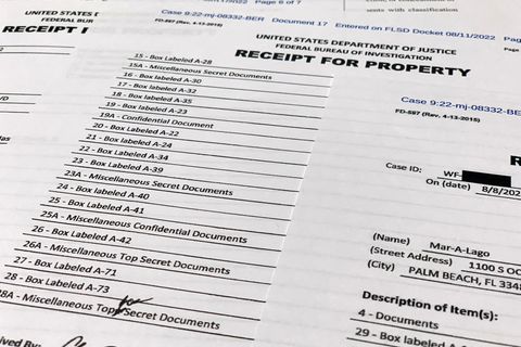 Donald Trump FBI-Liste