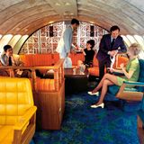 Oberdeck 747 United Airlines