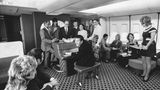 747-Betreiber wie American Airlines mit Wurlitzer-Orgel in die Kabine