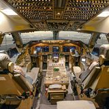 Cockpit der Boeing 747-40