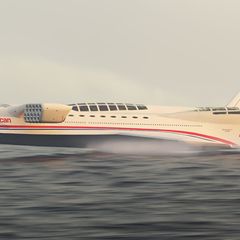 Das Monster wäre 400 Tonnen schwer geworden, 172 Meter lang und hätte eine Nutzlast von 1500 Tonnen transportieren können.