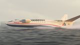 Das Monster wäre 400 Tonnen schwer geworden, 172 Meter lang und hätte eine Nutzlast von 1500 Tonnen transportieren können.