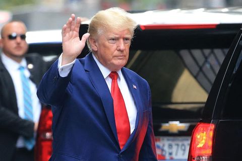 Ex-US-Präsident Donald Trump vergangene Woche in New York City