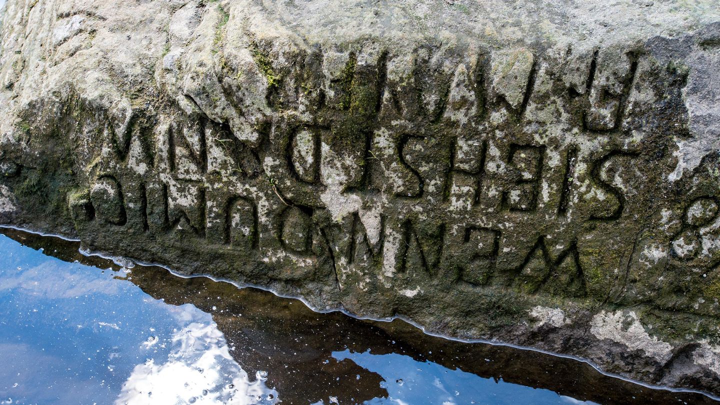 Hungerstein bei Trockenheit