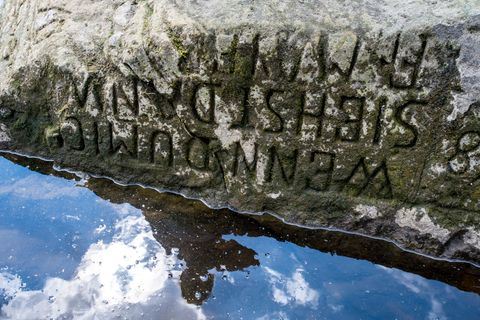 Hungerstein bei Trockenheit