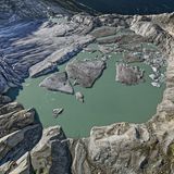 Eisrandsee des Rhonegletschers