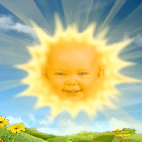 Teletubbie Sonne, Screenshot aus dem Internet