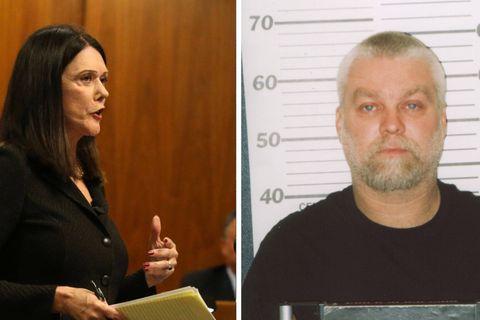 Making a Murderer: US-Anwältin Kathleen Zellner in einer Bildkombo mit Steven Avery.