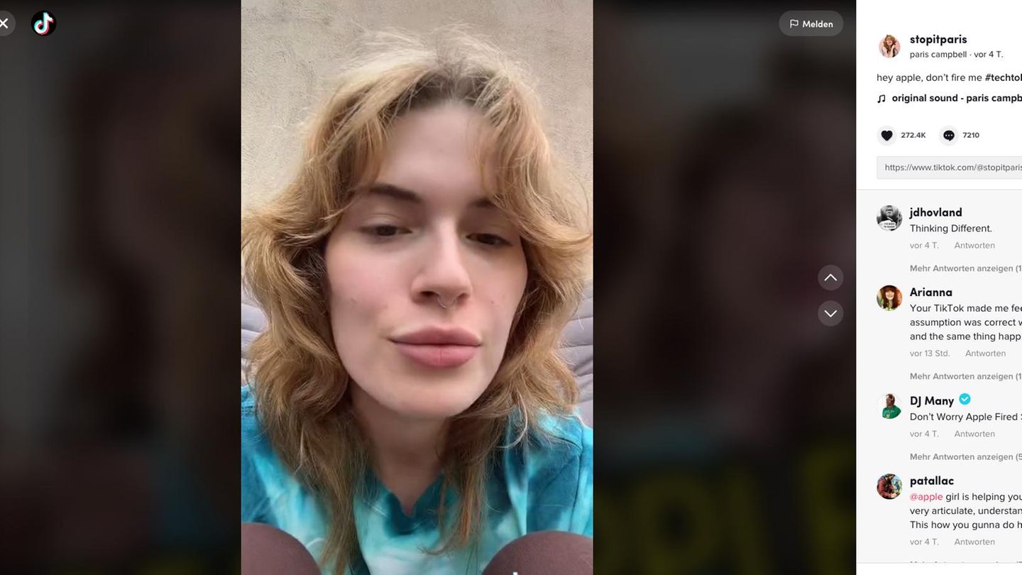 In einem weiteren Clip verarbeitet Paris Campbell die Vorwürfe