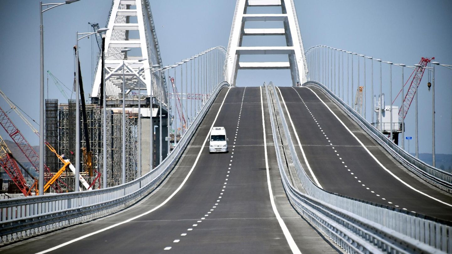 Ukraine-Blog Krim-Brücke bei Kertsch