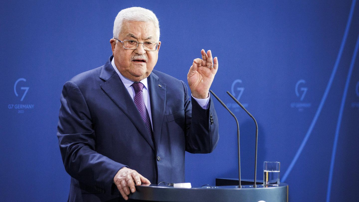 Palestinänserpräsidenten Mahmud Abbas