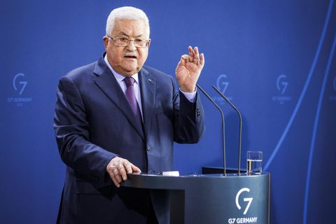 Palestinänserpräsidenten Mahmud Abbas