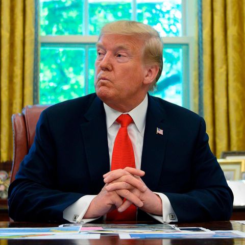 US-Präsident Donald Trump 2019 im Oval Office