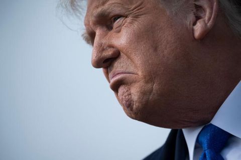 Er weiß die Mehrheit der Republikaner an seiner Seite: Donald Trump.